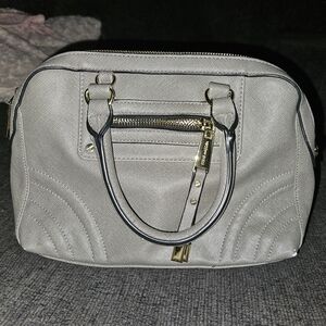 Steve Madden faux leather gray purse
